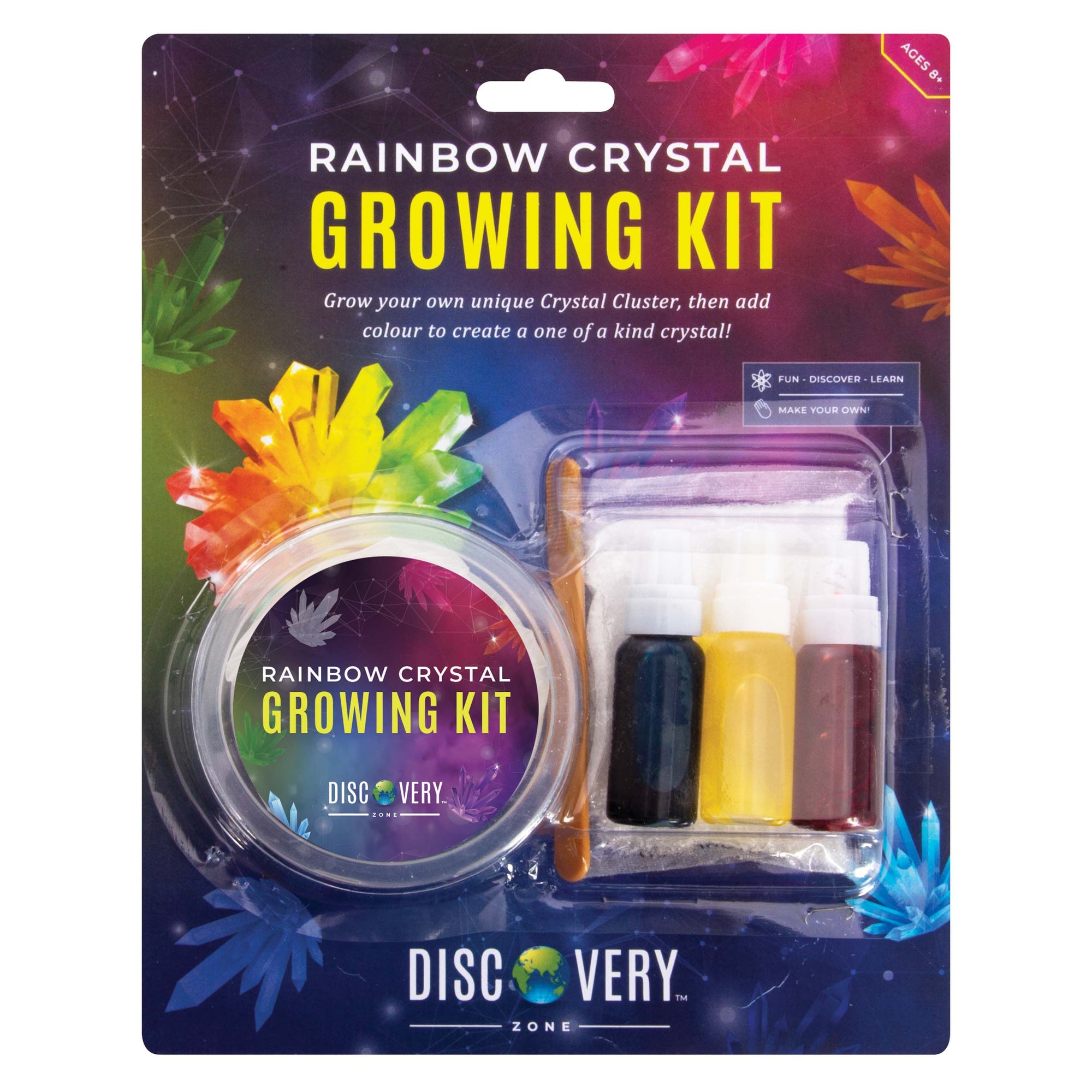 Rainbow Crystal Growing Kit from Discovery Zone