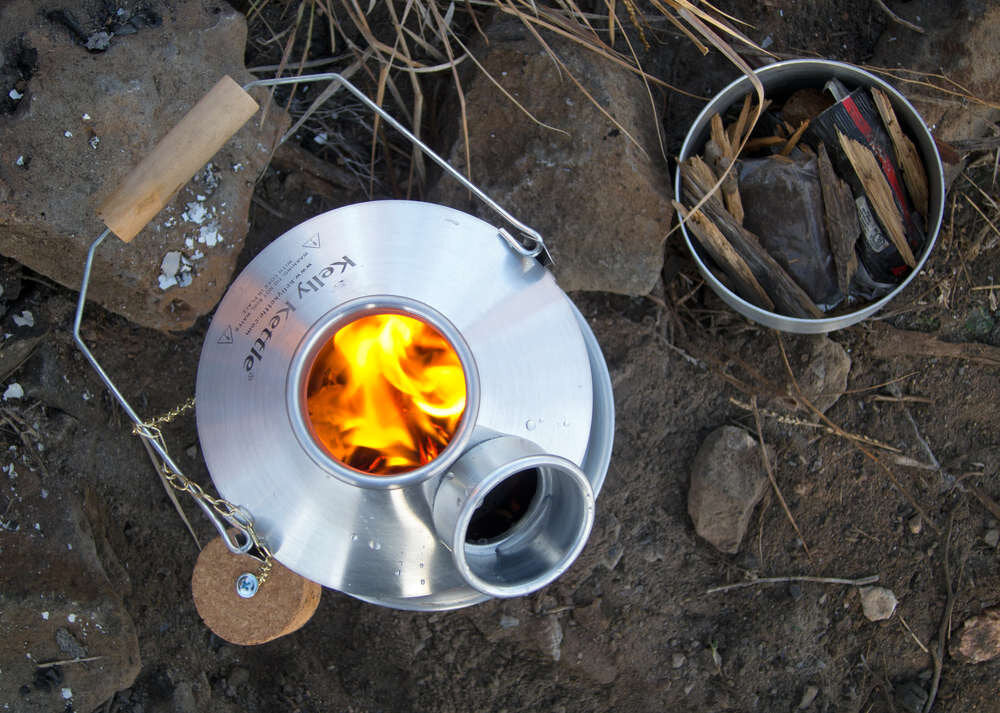 Base Camp Kelly Kettle – Stainless Steel 1.5L