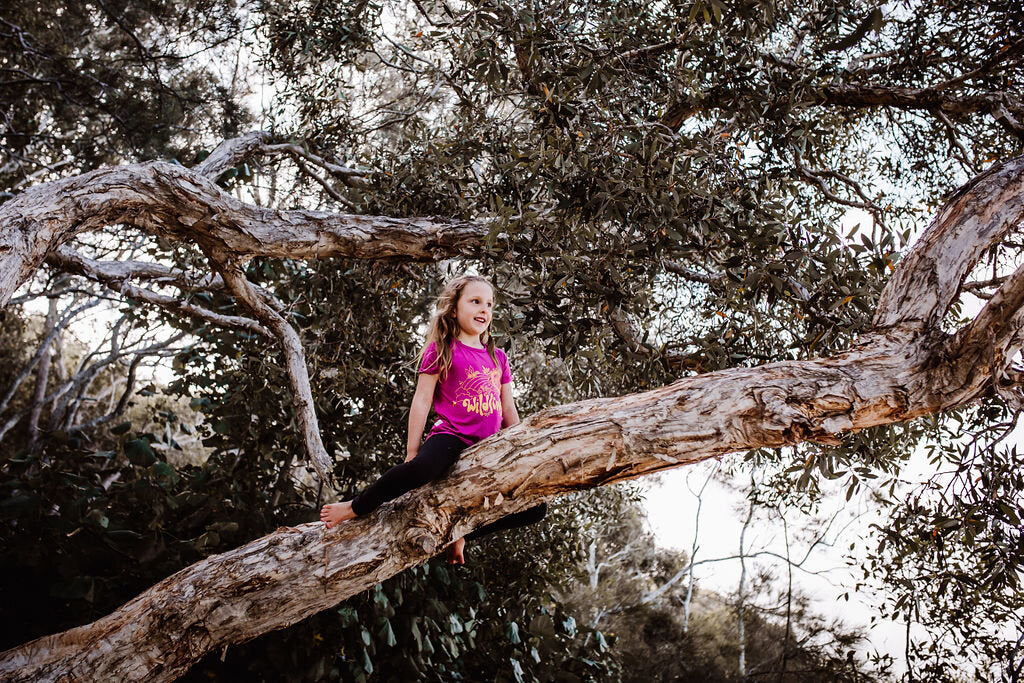 Rustic Wildlings Tee – Magenta