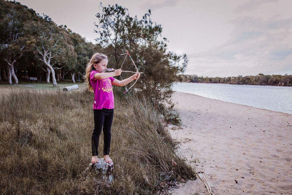 Rustic Wildlings Tee – Magenta