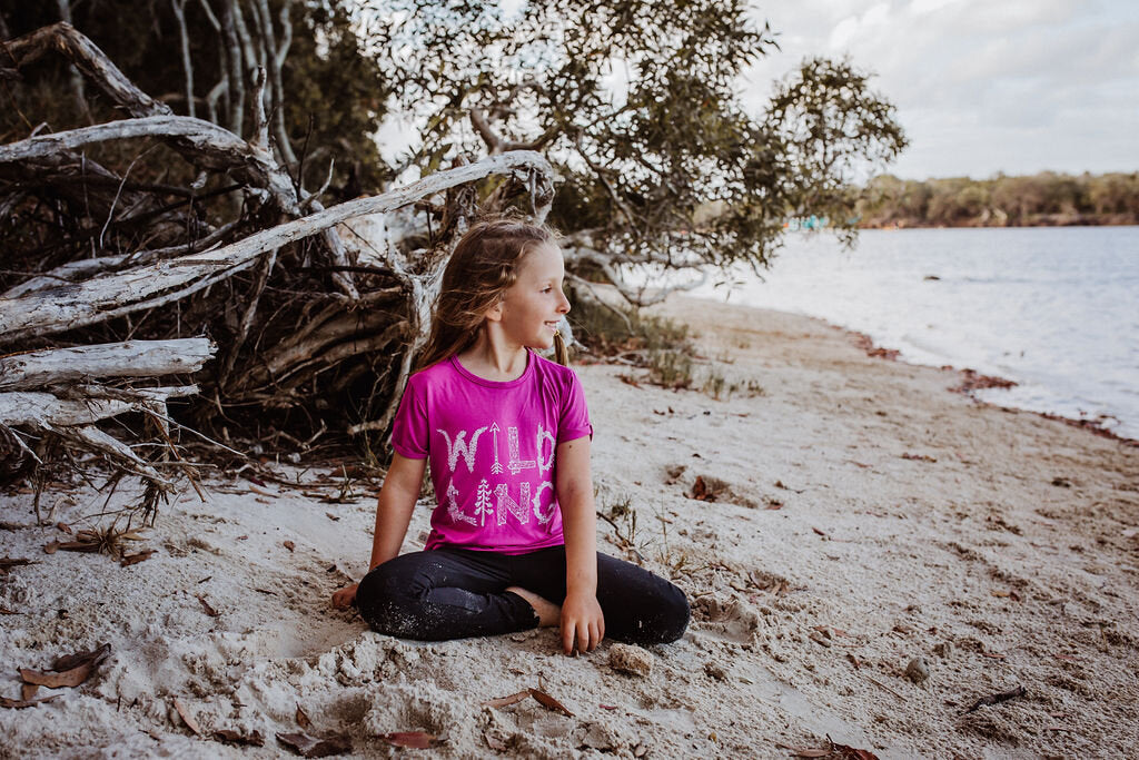 Rustic Wildlings Tee – Magenta