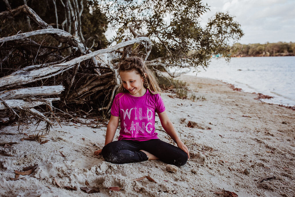 Rustic Wildlings Tee – Magenta