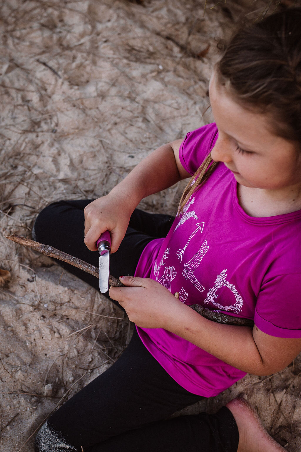 Rustic Wildlings Tee – Magenta