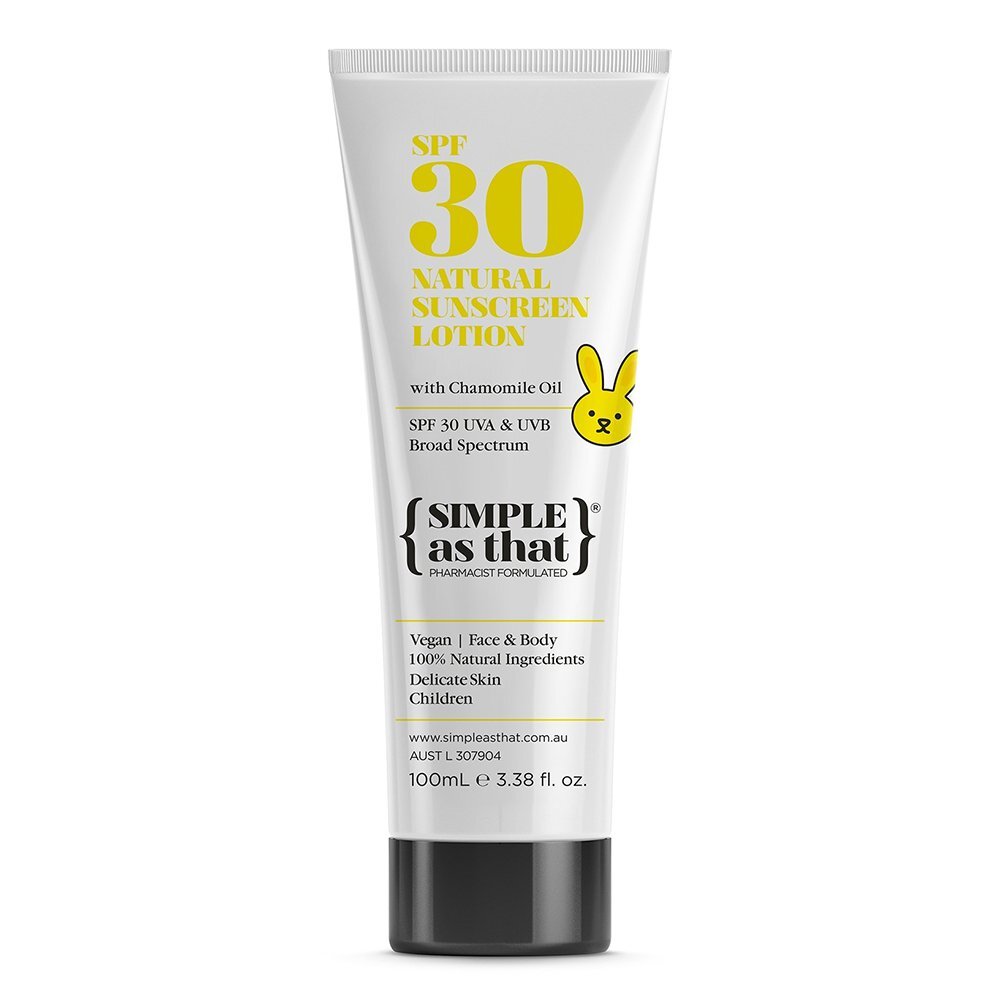 Natural Sunscreen Lotion - Simple As That